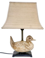 Superbe LAMPE CANARD VINTAGE CERAMIQUE années 1980 style ELLI MALEVOLTI