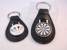 Jeu de Fléchettes Flèches Cible Porte-Clé Porte-Clés Porte Clé Dart Board Cadeau