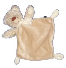 Doudou plat ours beige