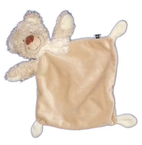 Doudou plat ours - , beige