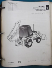 Étui 580 SUPER E 580E Ck Tracteur Tractopelle Chargeur Pièces Manuel Livre