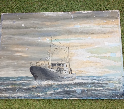 Peinture huile sur - peinture, toile