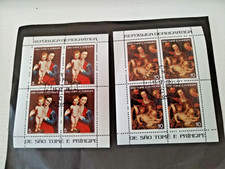 5 PLANCHES DE 4 TIMBRES ÉMIS