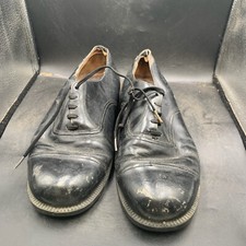 Chaussures De Ville En Cuir Noir De L'Armée Britannique - Taille UK 9 L