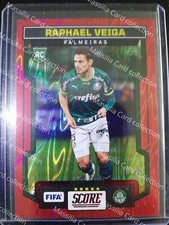 2023-24 panini score FIFA Raphael Viega 30/30 RC Red Swirl PALMEIRAS 2024