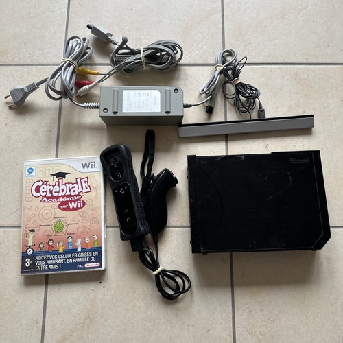 Console nintendo wii - console, noire