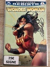 Comics Wonder Woman DC Universe Rebirth 3 VO signé
