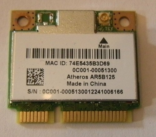 Carte wifi atheros ath - wifi, ath-ar5b125
