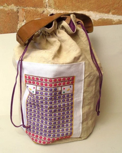 Sac polochon bandoulière