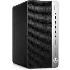 Ordinateur Personnel Tower Bureau HP i7-9700 RAM 16GB SSD 512GB Win 11 (Recyclé)