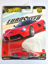 MINIATURE HOT WHEELS PREMIUM REAL RIDERS CAR CULTURE 1/64 FERRARI LA FERRARI