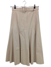 ZARA Jupe en cuir synthétique