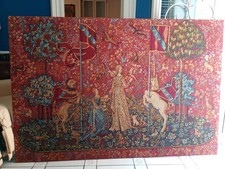 Canevas brodé main, en