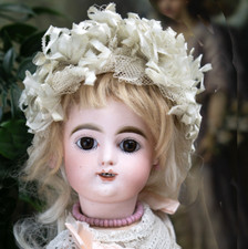 13" (33cm) Beautiful Antique French Bisque Bebe with Gesland Body by Gaultier