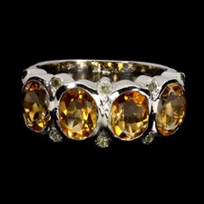 925 Bague en Argent Ovale