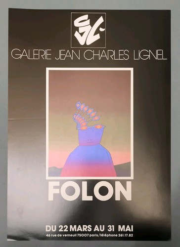 Affiche jean michel folon - affiche,