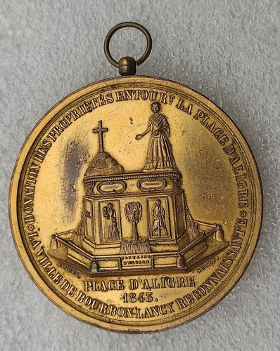Medaille 1843 bourbon lancy - medaille, a