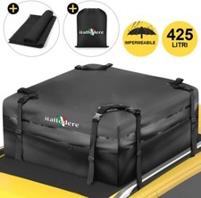 Coffre De Toit Auto Souple Flexible 425Lt Carbox Porte-Bagages Porte-Paquets