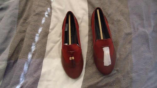 Mocassins femme bordeaux - mocassins,