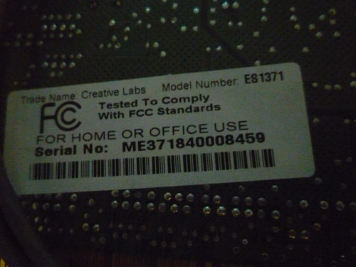 Carte son creative labs - carte,