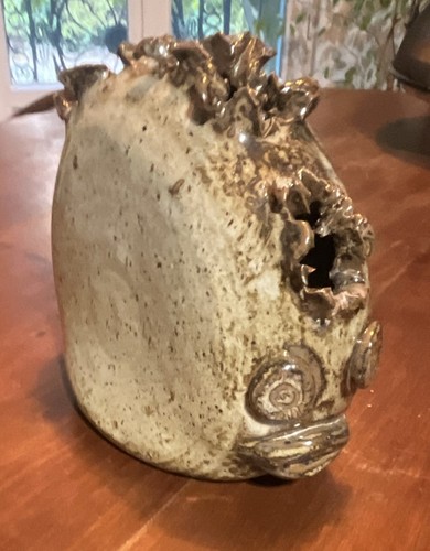 Vase grès émaillé