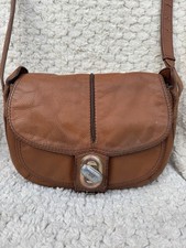 Sac Lancel Vintage cuir cognac