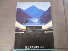 Catalogue publicitaire RENAULT 20 1983