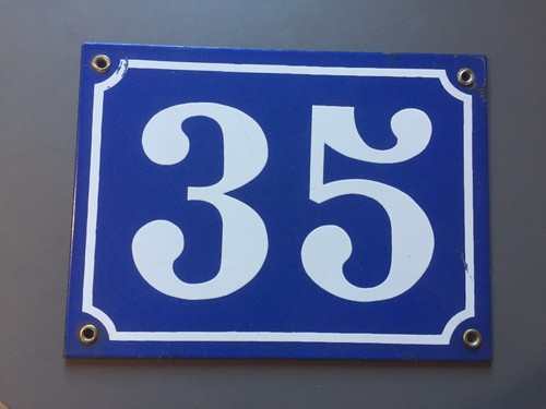 Ancien numéro rue maison - numéro,
