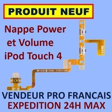 ✖ NAPPE BOUTONS POWER VOLUME IPOD TOUCH 4 4G FLEX ✖ NEUF GARANTI EXPÉDITION 24H✖