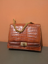 vintage yacare sac crocodile