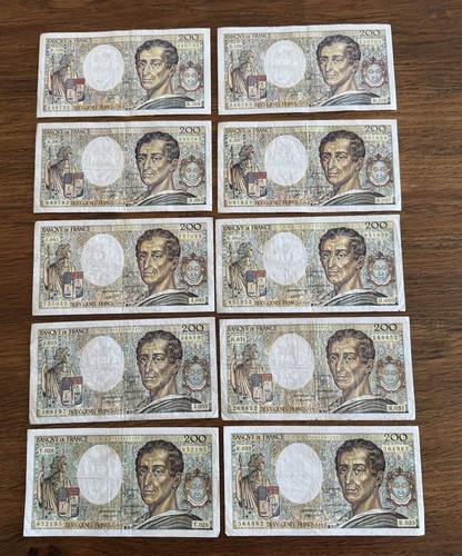 Lot billets 200 - lot, 200,00