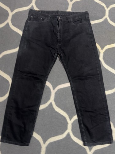 Levi straight jeans black - straight,