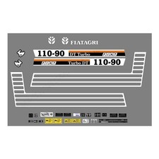 Kit Adhésifs Tracteur Fiat