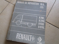 MANUEL D'ATELIER MR 135 POUR PETIT CAMION UTILITAIRE RENAULT