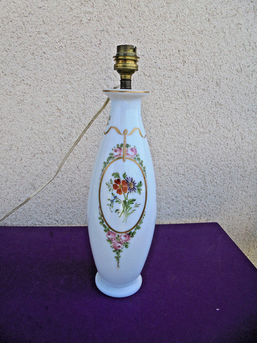 Pied lampe verre - pied,