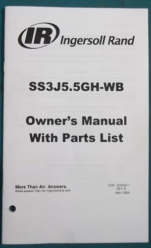 Ingersoll rand ss3j5 5gh - ingersoll,