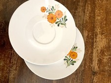 Assiettes Winterling Marktleuthen porcelaine Bavaria Fleurs