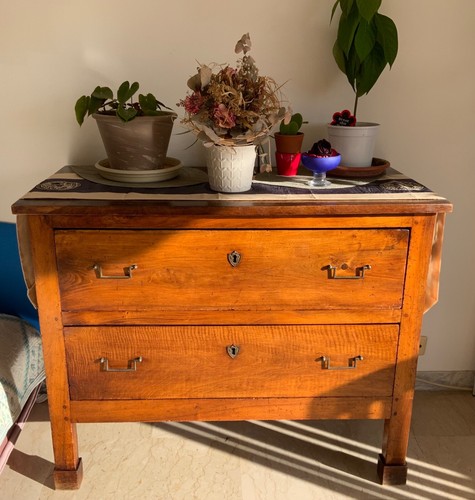Commode bois massif - commode,