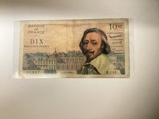 Billet 10 NF Nouveaux Francs