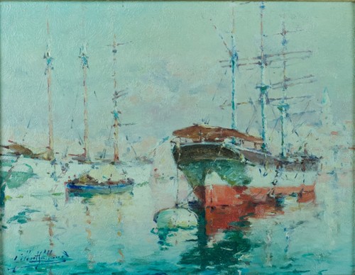 Beau tableau ancien marine - tableau,