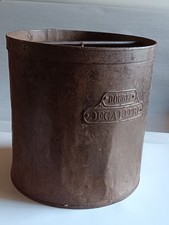 Ancienne Mesure à Grains Métal 20L-Déco Vintage Industriel Ferme/Grain measure