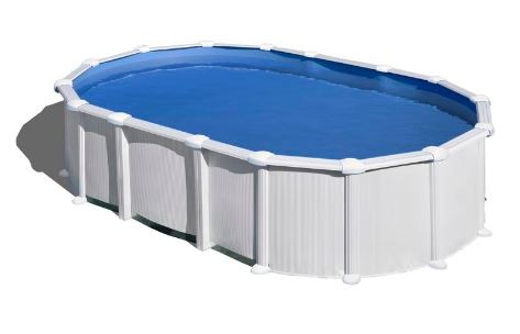 Piscine hors sol ovale - , en