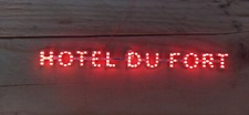 Enseigne lumineuse HOTEL DU FORT - Echelle Ho - Kirmes