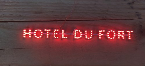 Enseigne lumineuse hotel - enseigne,