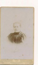 CDV portrait femme mode robe