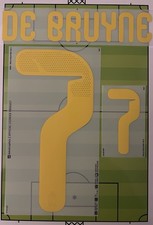 Flocage Officiel  De Bruyne #7