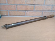 Ancien pulvérisateur en cuivre avec poignée en bois Long 65cm