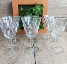 Lot 6 verres à pied