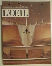 REVUE ART L’ŒIL N° 110 de 1964 SPÉCIAL ARCHITECTURE & URBANISME au XXéme SIÈCLE