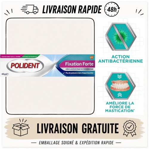 Crème adhésive dentier